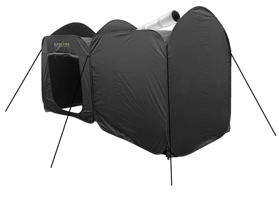 Bresser Two-Room Telescope Observatory Tent - Portable Weatherproof Pop-Up Shelter for Stargazing & Outdoor Exploration