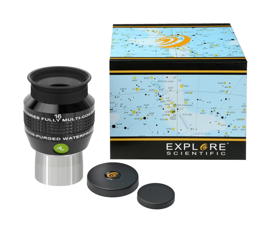 Bresser 16mm 68° Ar Eyepiece 1.25" for Telescopes - High Performance Wide Angle Lens