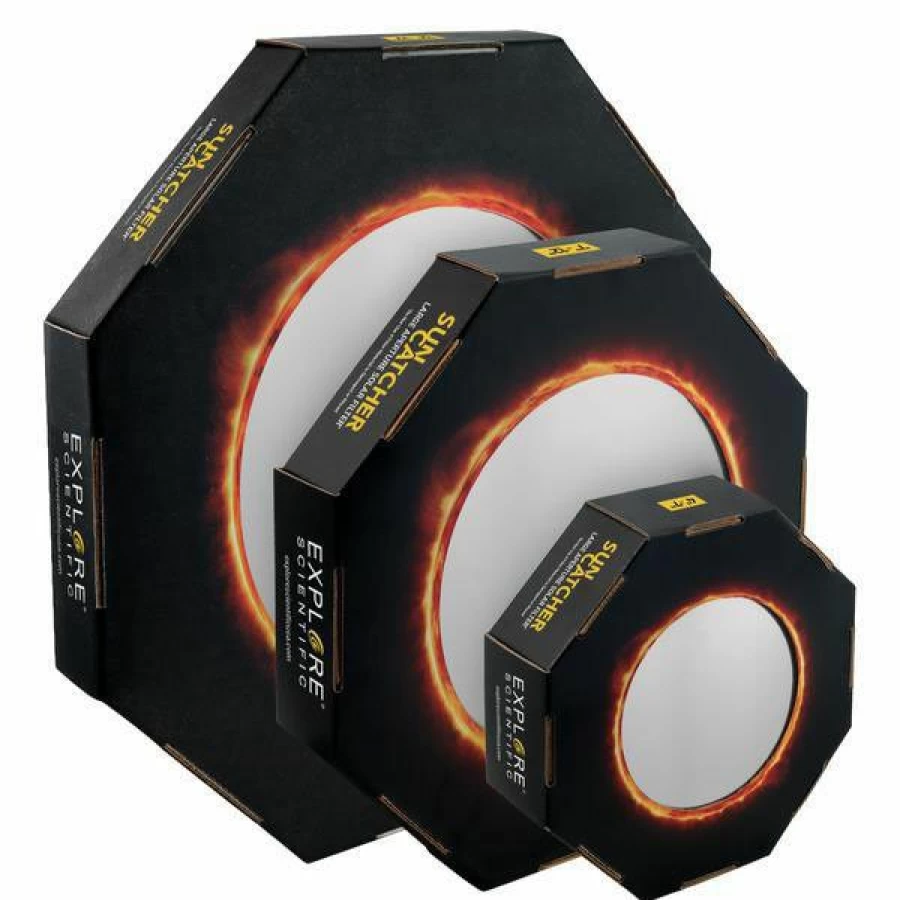 Bresser Solar Filter for 80-102mm Telescopes - Explore Scientific Sun Catcher for Safe Solar Viewing