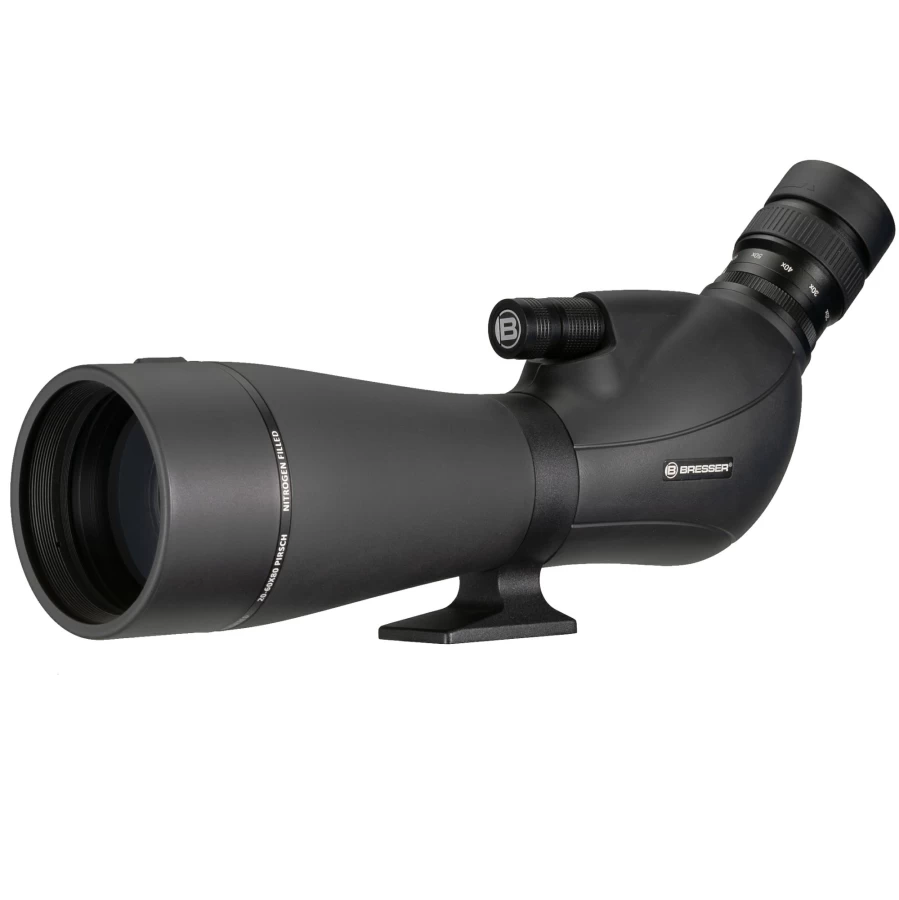 Bresser Spolux 20-60x80 Zoom Spotting Scope with 80mm Objective Lens for Long-Range Observation