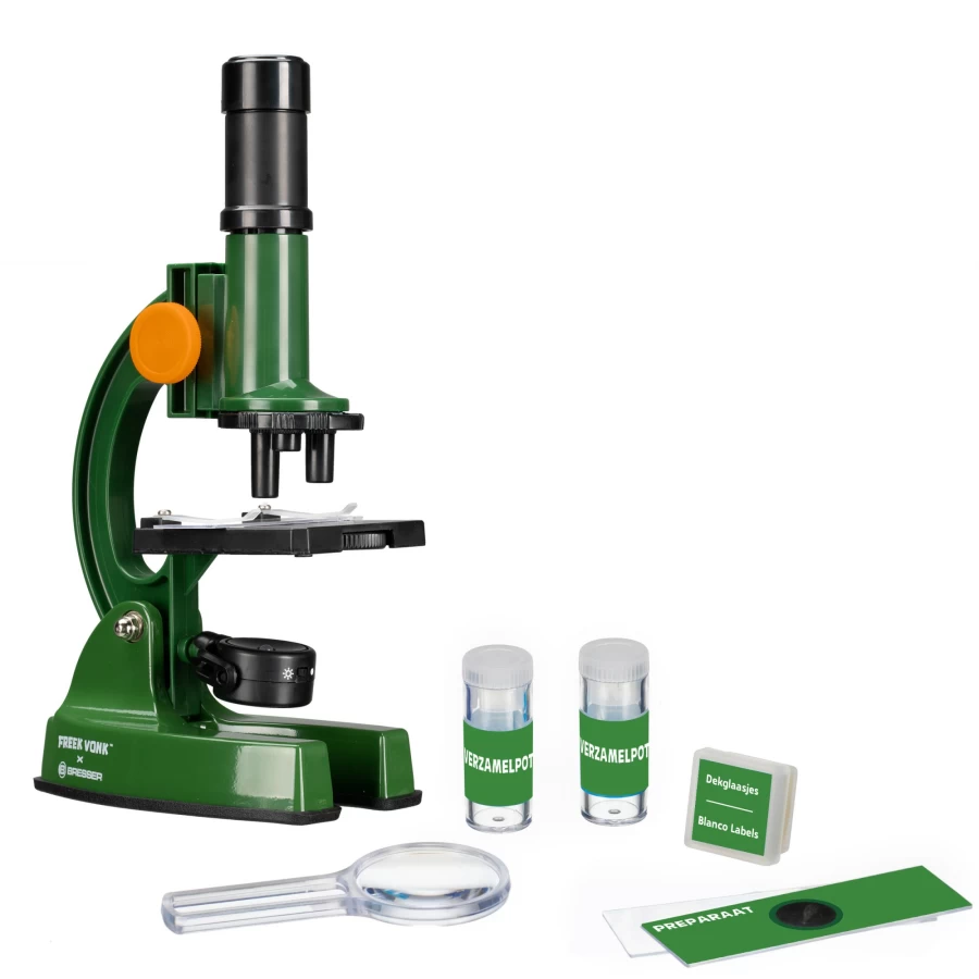 Bresser Freek Vonk Kids Microscope Set with Portable Case – Children’s Educational Science Toy