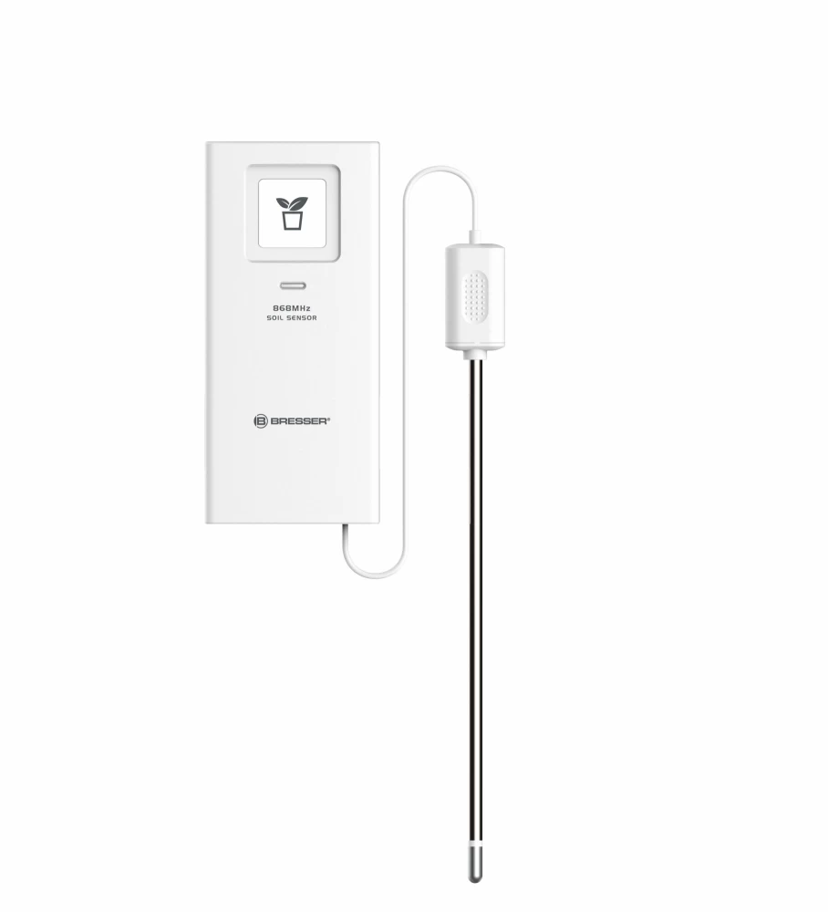 Bresser Digital Soil Moisture and Temperature Meter - Accurate Garden Soil Tester for Plants