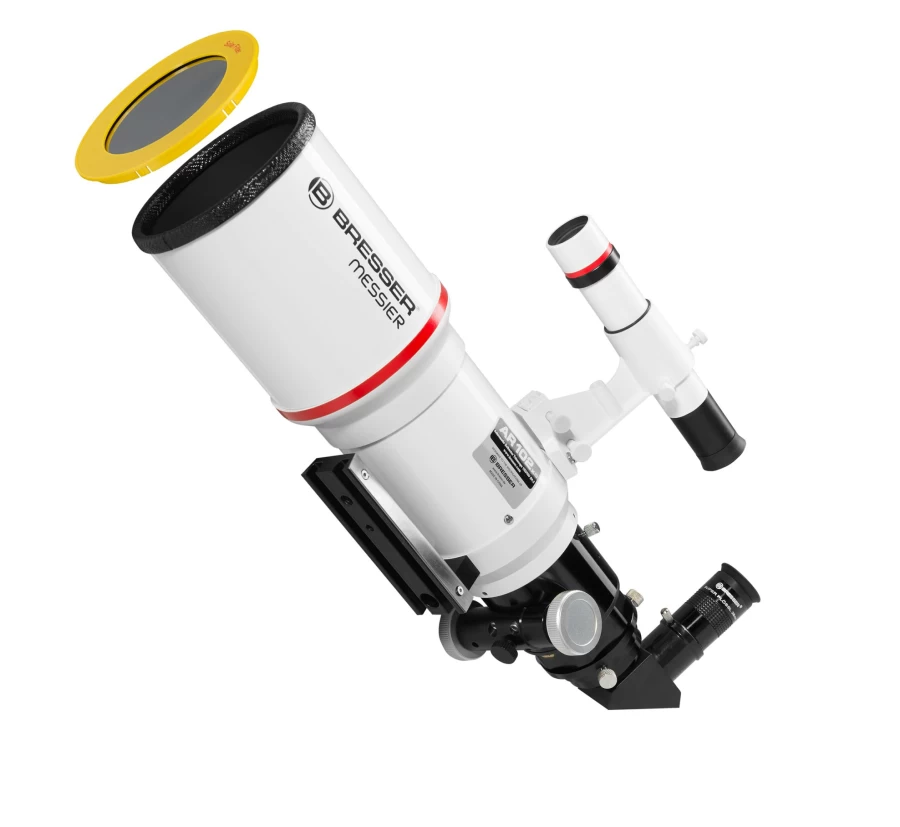 Bresser AR-102Xs/460 Hexafoc Refractor Telescope - Messier Series Optical Tube with High-Quality Optics