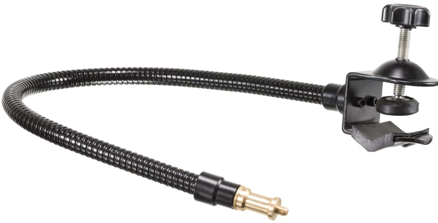 Bresser BR-23 Adjustable Gooseneck Tube Clamp with Spigot for Flexible Mounting