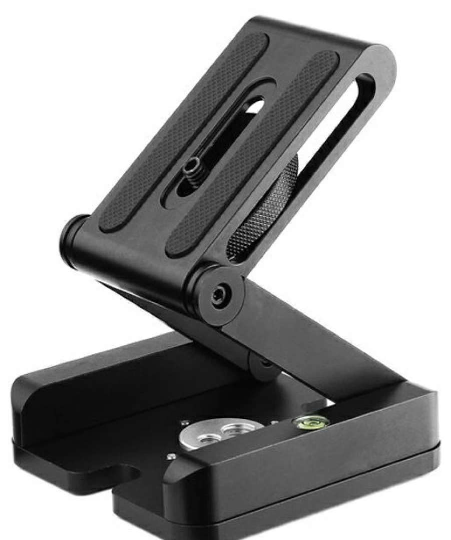 Bresser Z-Shaped Articulated Tripod Head with 360-Degree Rotation for Precision Camera Positioning