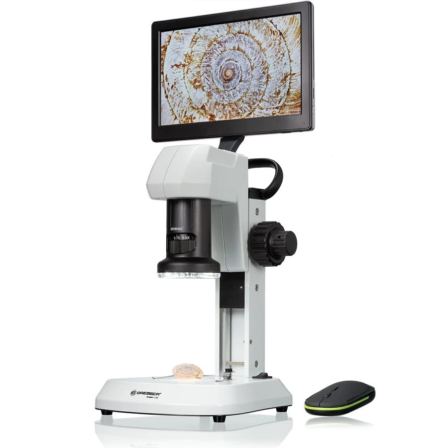 Bresser Analyth LCD Digital Microscope with High-Resolution Display for Precision Observation