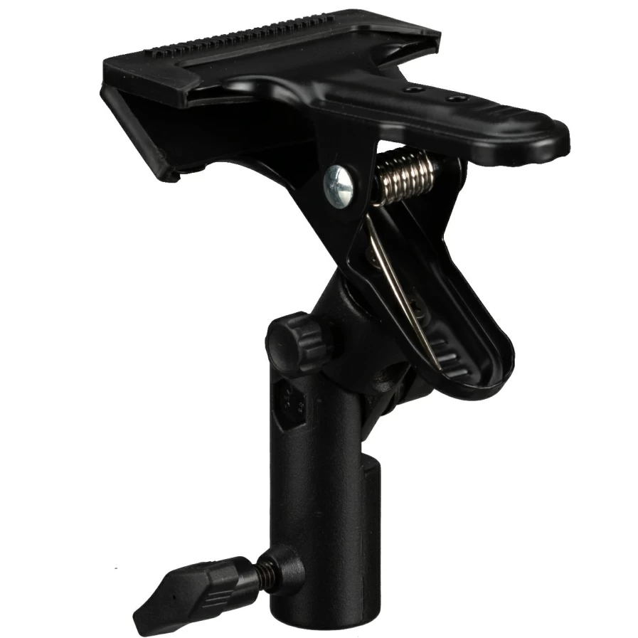 Bresser BR-6 Adjustable Tilt Clamp for Reflectors & Backdrops – Collapsible Support Mount