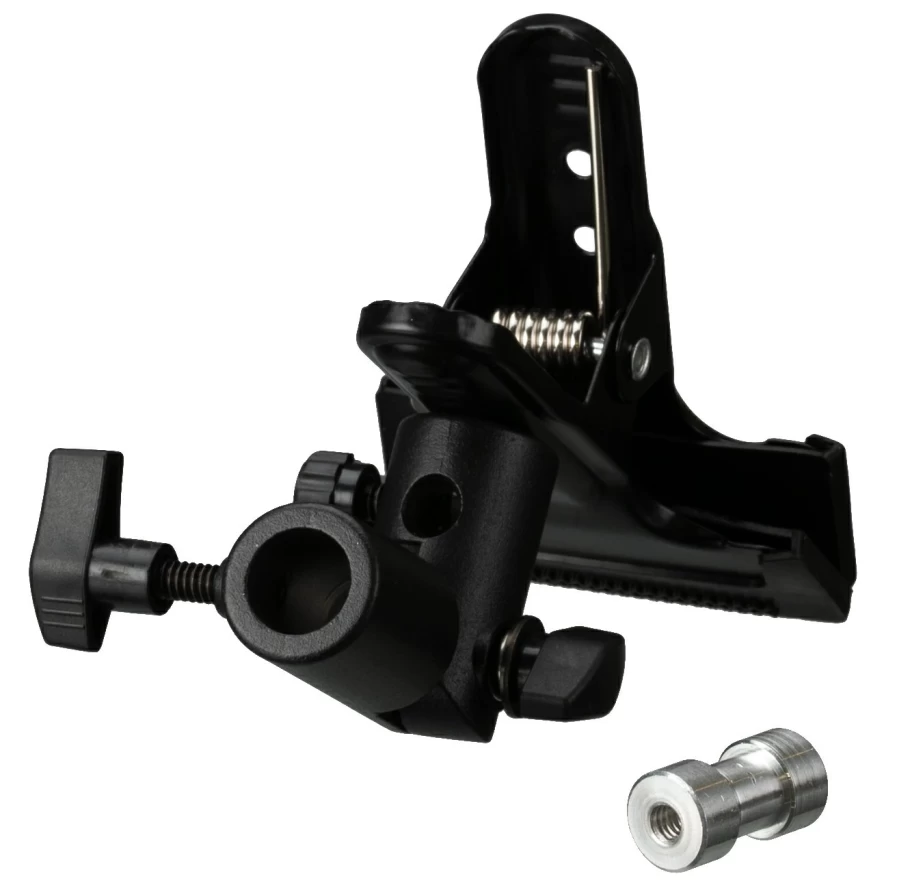 Bresser BR-6 Adjustable Tilt Clamp for Reflectors & Backdrops – Collapsible Support Mount