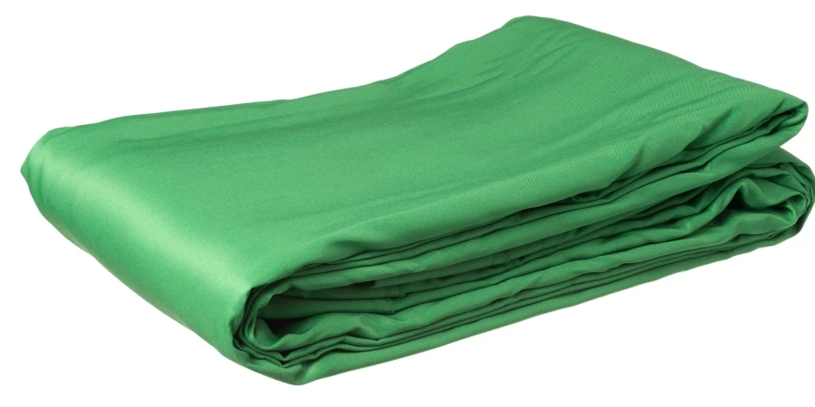 Bresser BR-8P 3m x 6m Chroma Key Green Screen Backdrop - Polyester Photography Background Cloth for Studio Video Production