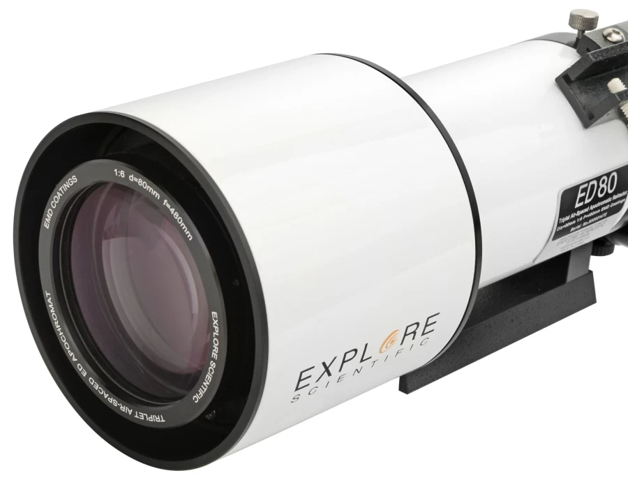 Bresser 80mm F/6 APO Refractor Telescope - Explore Scientific ED Apo FCD-100 Aluminum Hex Focuser for Astronomy