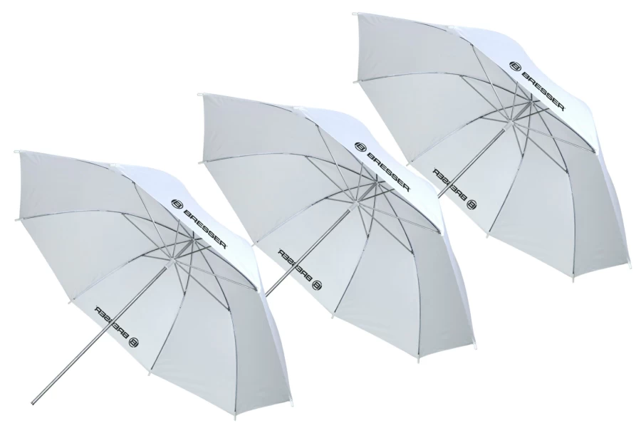 Bresser SM-02 84cm White Translucent Diffuser Umbrella for Photography Lighting