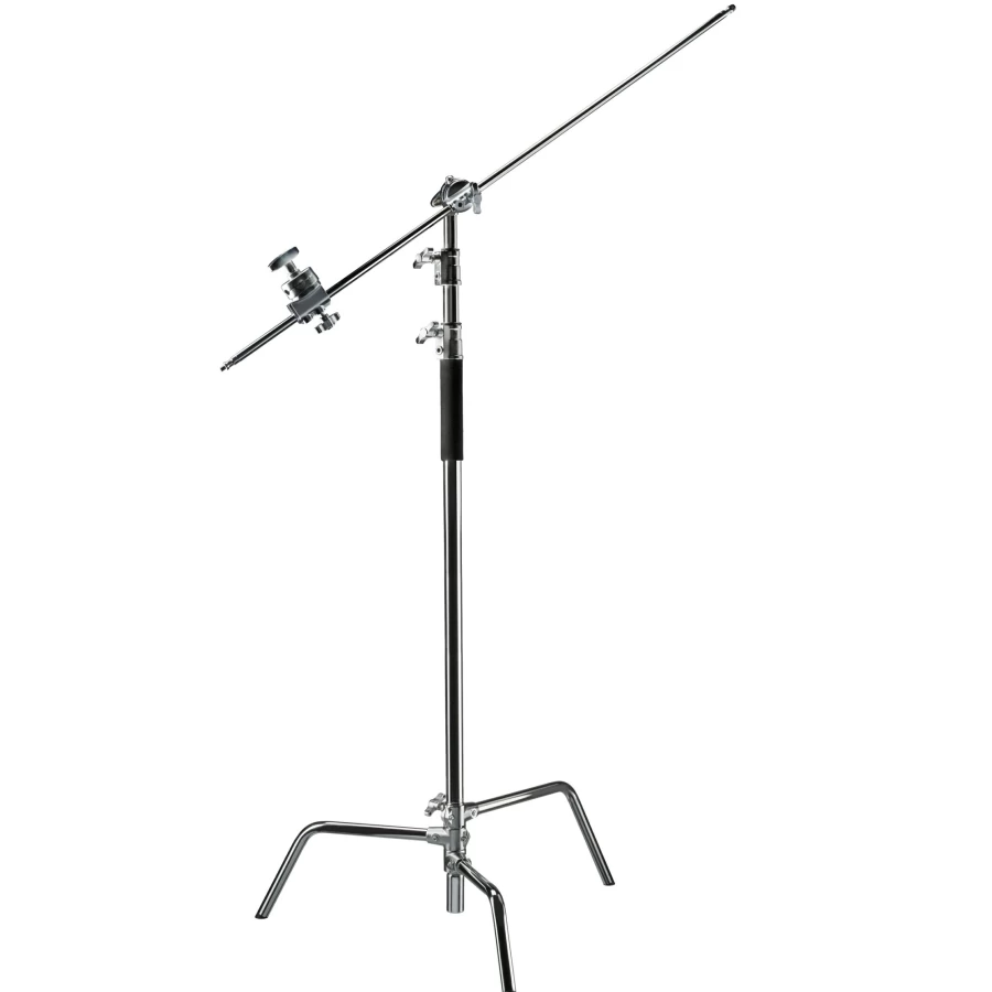 Bresser BR-C25 Professional C-Stand with Boom Arm for Studio Lighting and Photography