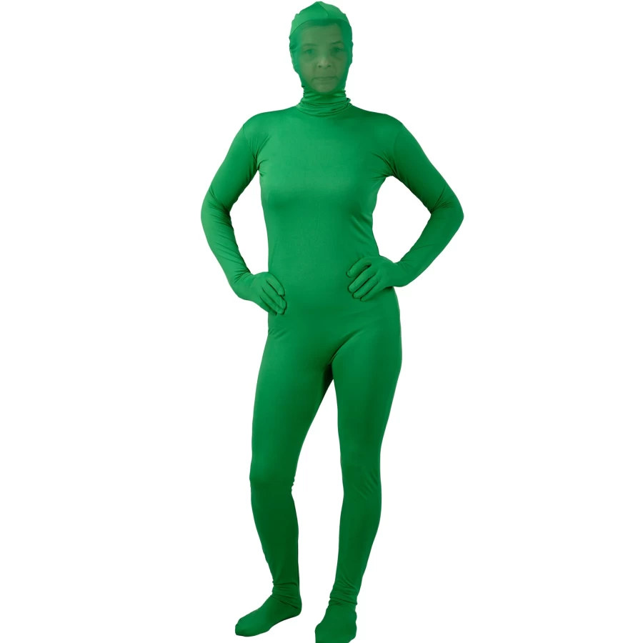 Bresser Br-C2L Chroma Key Green Screen Two-Piece Bodysuit for Professional Video Production