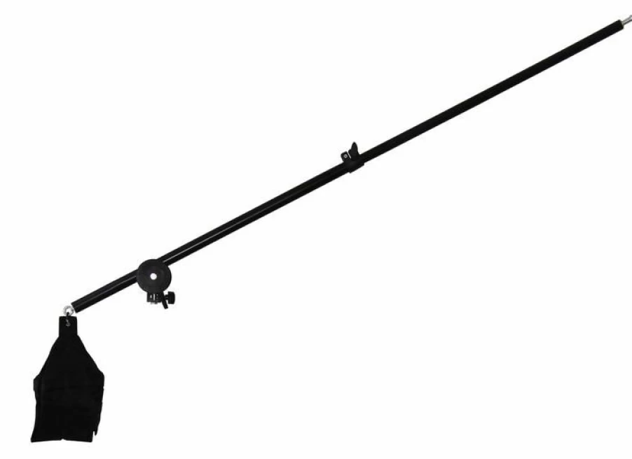 Bresser Br-B135 Telescopic Boom Arm 135cm with Gag Gobo Clamp for Studio Lighting