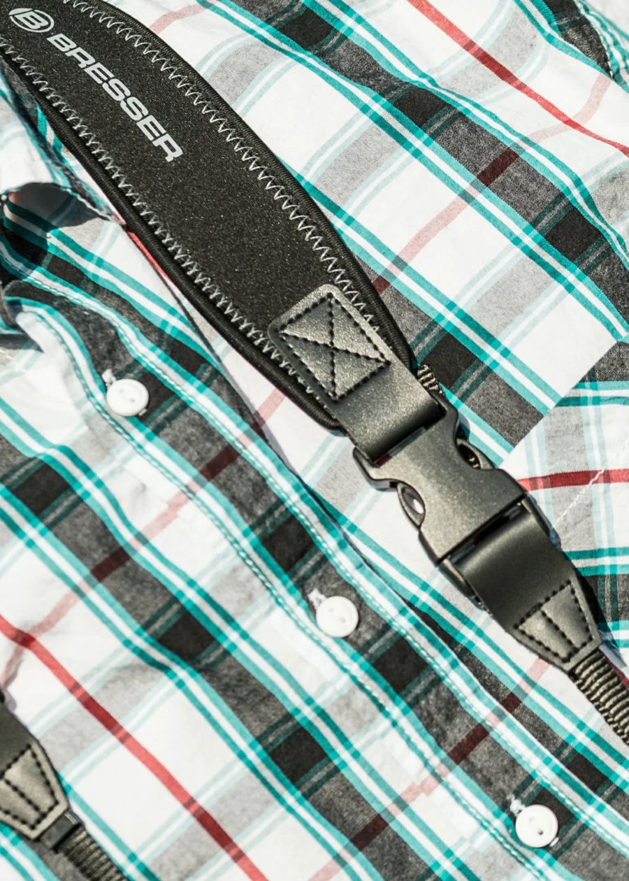 Bresser Exclusive Binocular and Camera Neck Strap - Durable Adjustable Carrying Strap for Optics & Photography