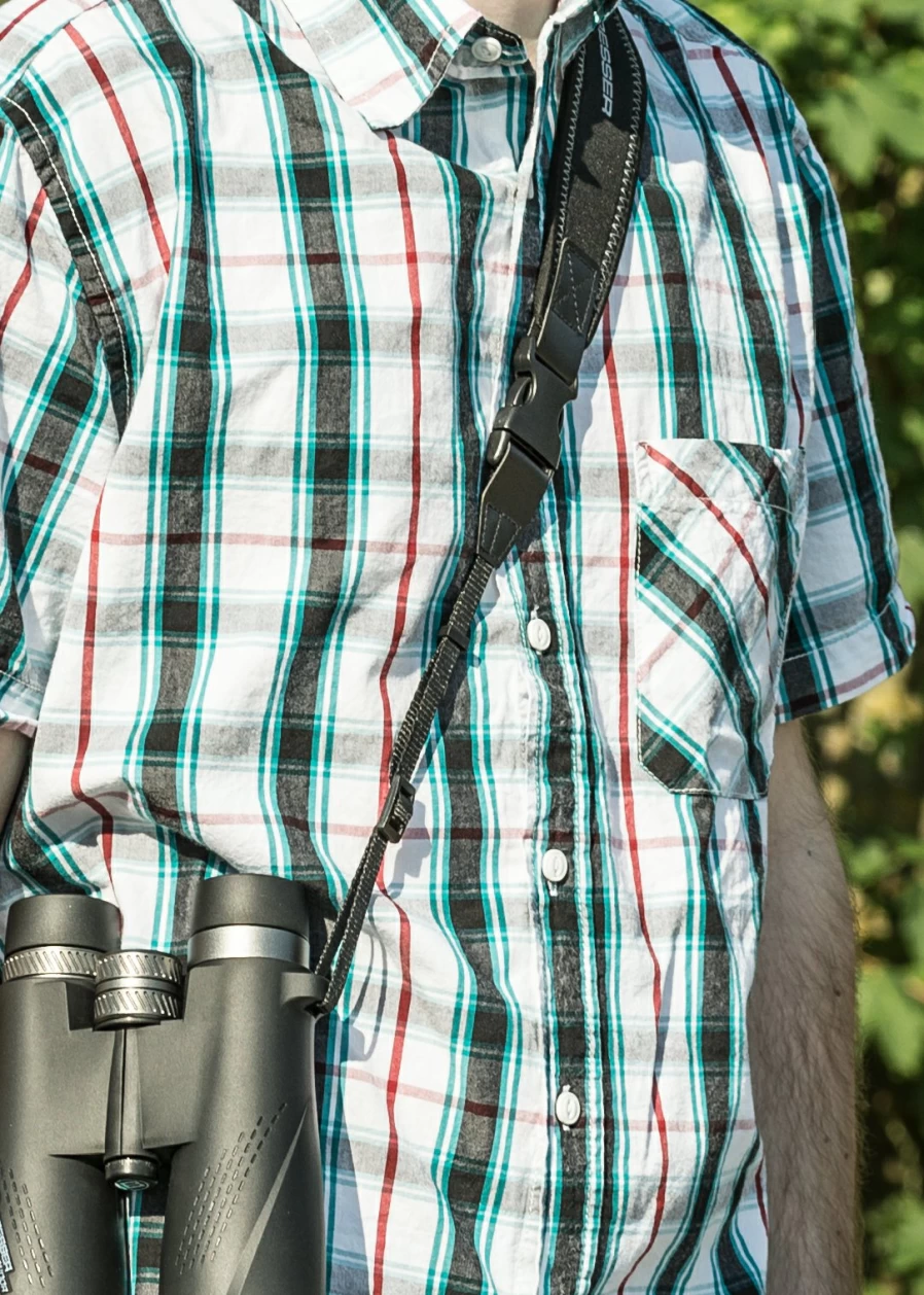 Bresser Exclusive Binocular and Camera Neck Strap - Durable Adjustable Carrying Strap for Optics & Photography