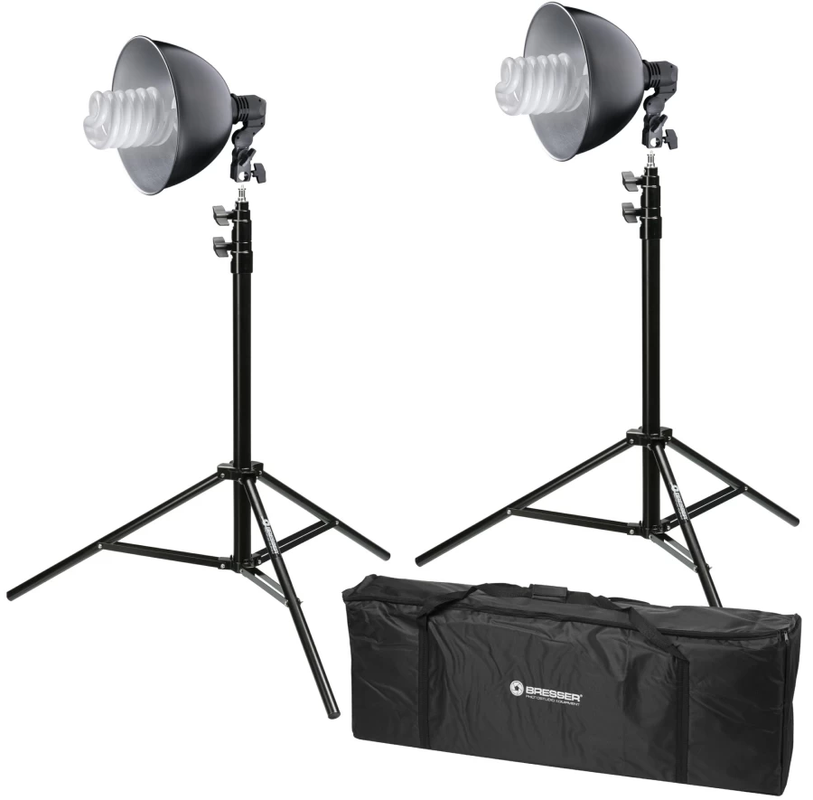 Bresser BR-2280 Daylight Studio Lighting Kit 850W Continuous Light for Professional Photography