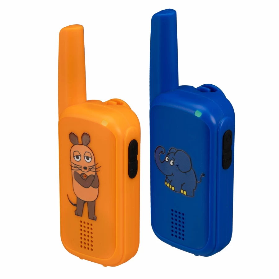 Bresser Kids Walkie-Talkies - Die Maus Children’s Two-Way Radios for Outdoor Adventures