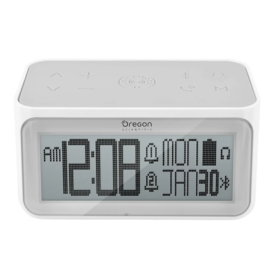 Bresser Bluetooth Speaker with Alarm Clock and FM Radio | Portable Wireless Music Player
