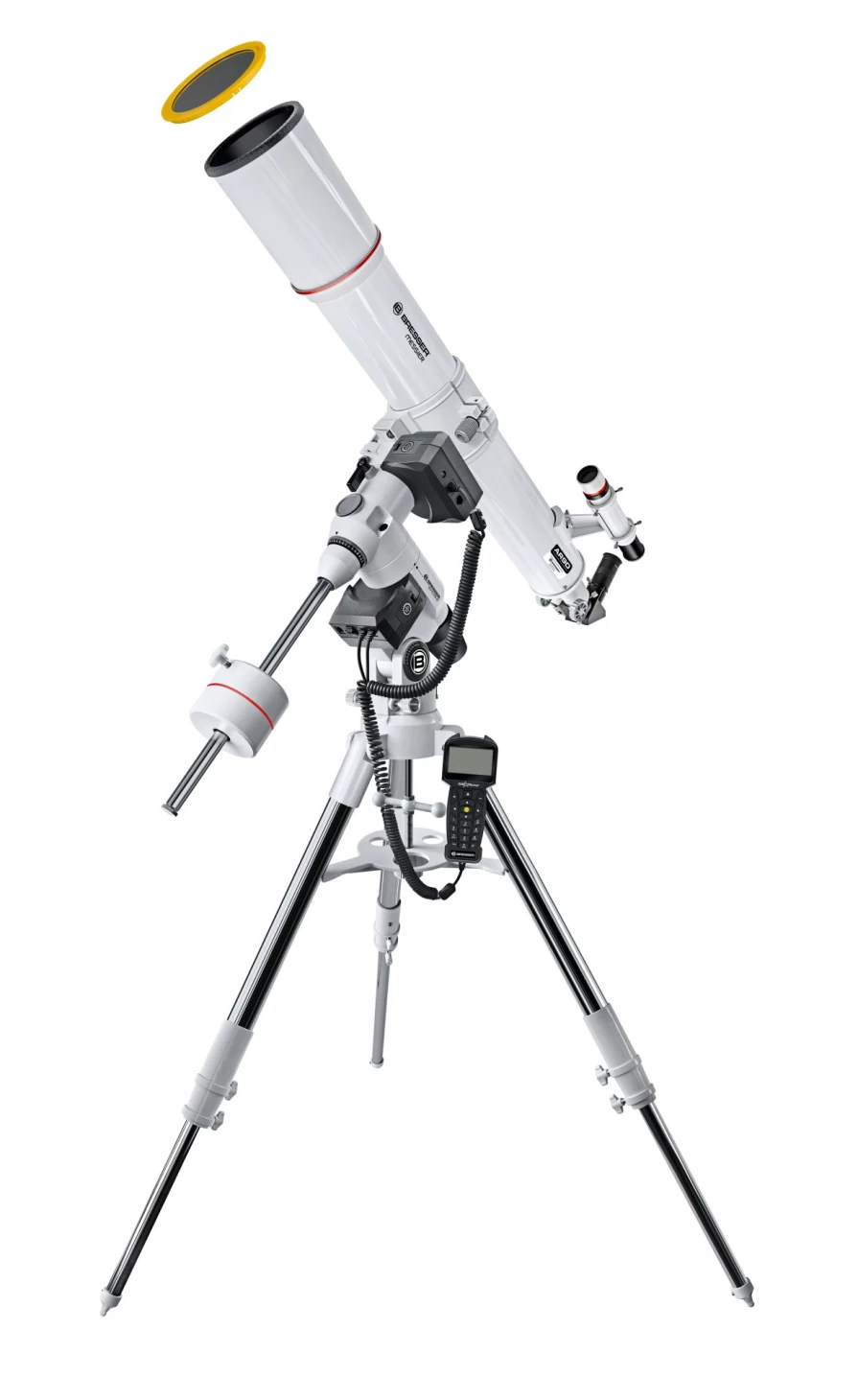 Bresser AR-90/900 EXOS-2 GoTo Refractor Telescope for Astrophotography & Stargazing