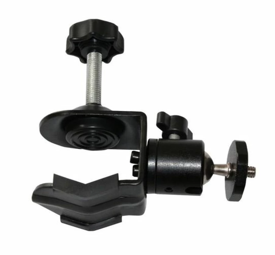 Bresser BR-26 Pipe Clamp with Ball Head for Secure and Adjustable Mounting