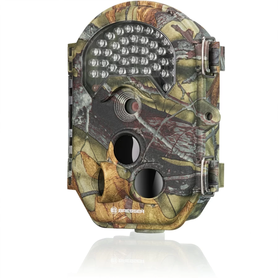 Bresser 16MP Full HD Wildlife Observation Camera with 120° Wide Angle Lens and PIR Motion Sensor for Outdoor Monitoring