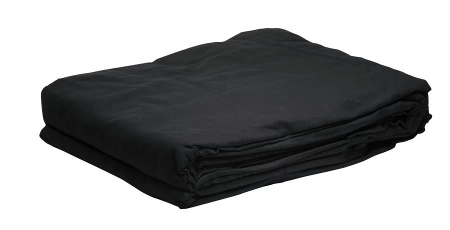 Bresser Y-9 Professional 3m x 6m Black Photography Background Cloth for Studio Portraits