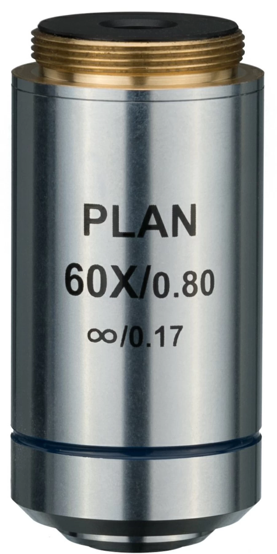 Bresser DIN Plan Objective 60X Infinity Microscope Lens for Precision Microscopy