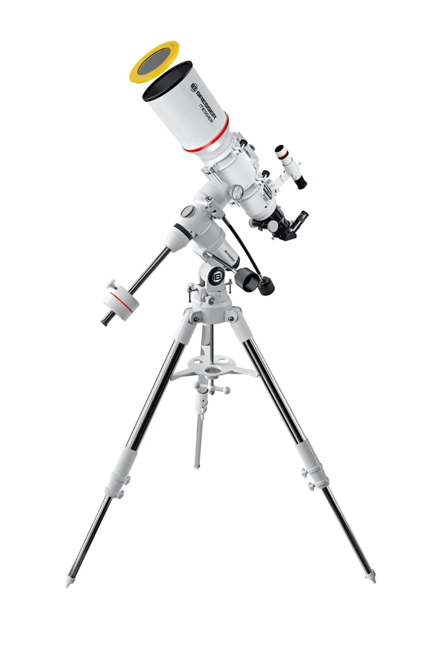 Bresser AR-102S/600 Hexafoc Refractor Telescope with EXOS-1/EQ4 Mount for Astronomy