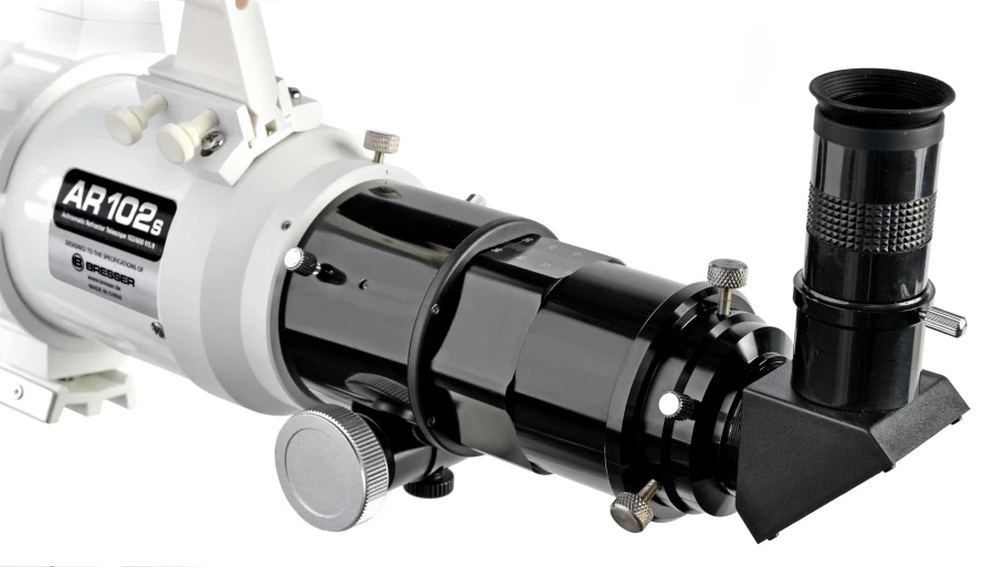 Bresser AR-102S/600 Hexafoc Refractor Telescope with EXOS-1/EQ4 Mount for Astronomy
