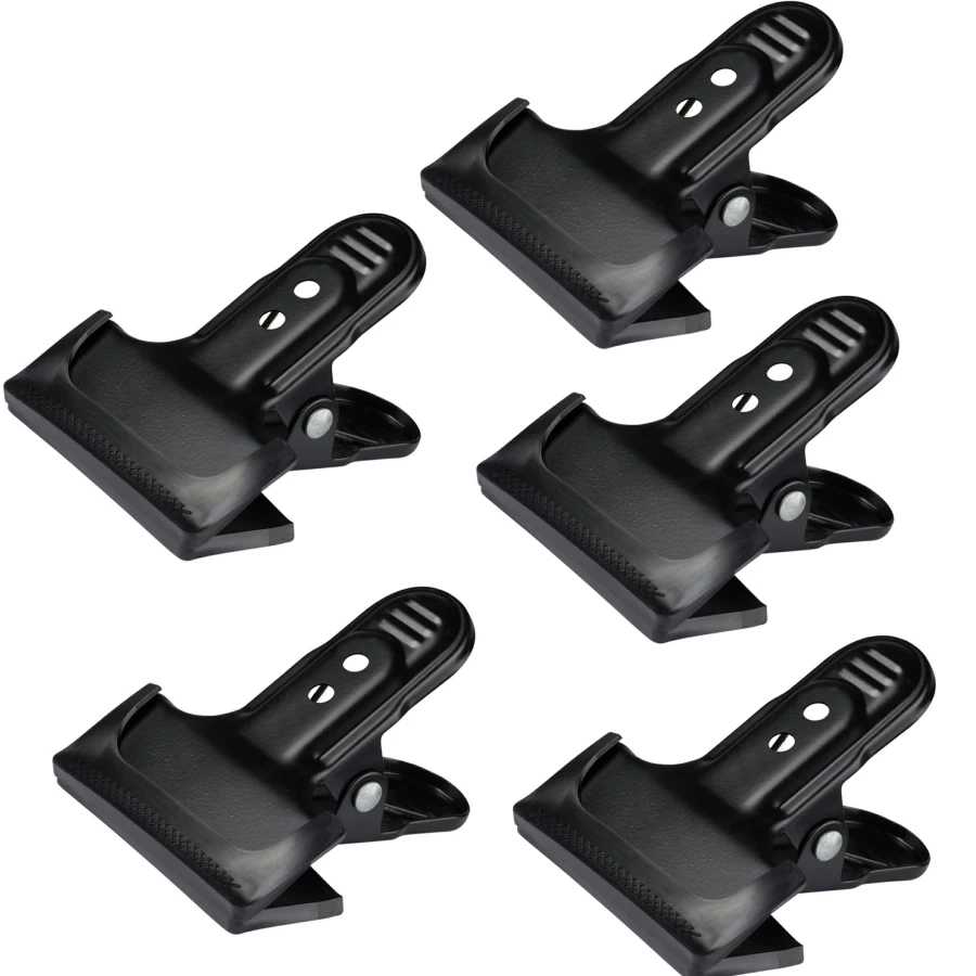 Bresser BR-11 Heavy Duty Metal Studio Clamps - Set of 5 Professional Photography Lighting Clamps