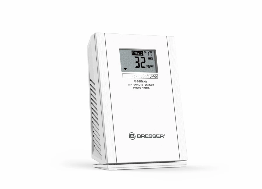 Bresser PM2.5 & PM10 Air Quality Monitor Meter – Portable Indoor/Outdoor Pollution Detector