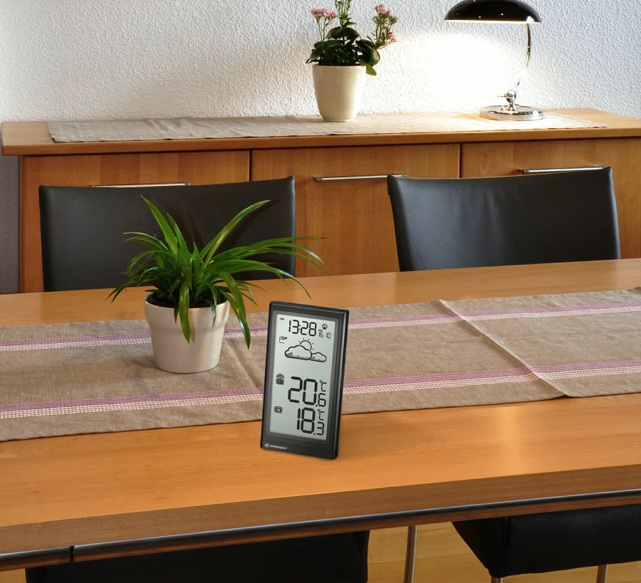 Bresser Meteo Temp Weather Station – Accurate Wireless Home Weather Monitor with Temperature Display
