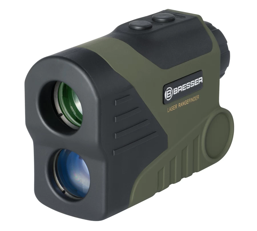 Bresser 6x24 Laser Rangefinder with Speedmeter - 800M Range, Waterproof, OLED Display for Precision Targeting