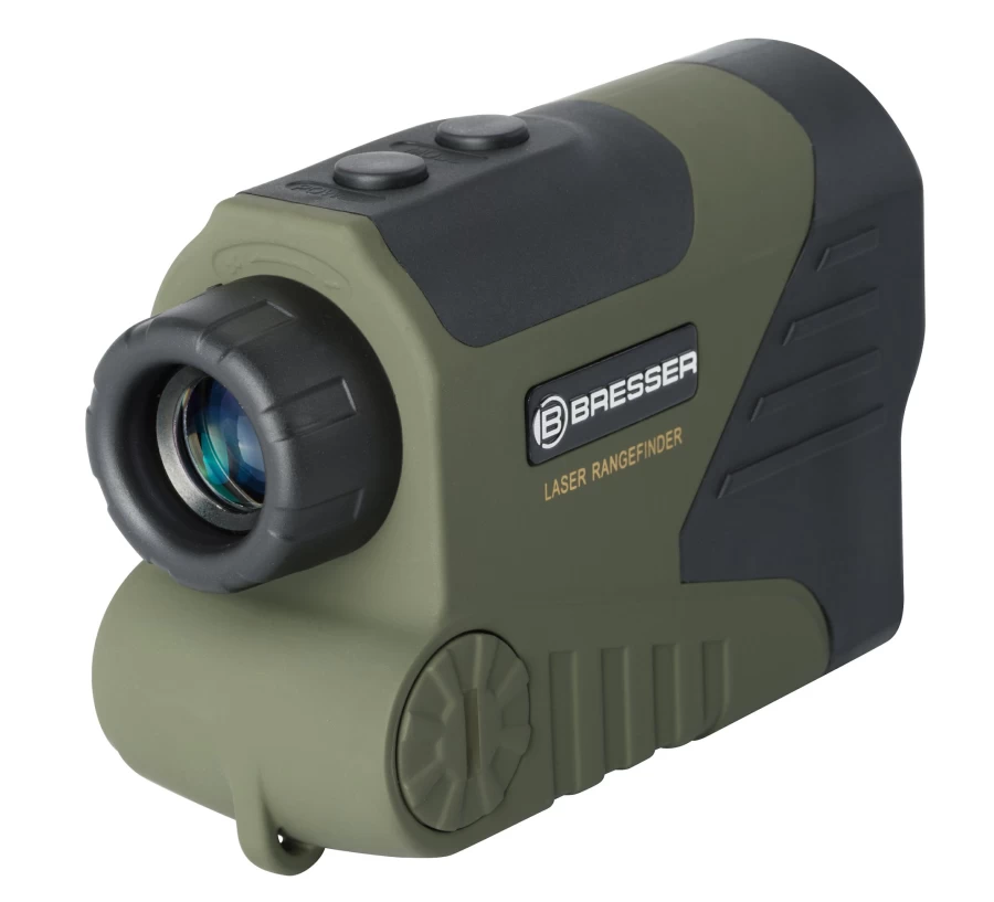 Bresser 6x24 Laser Rangefinder with Speedmeter - 800M Range, Waterproof, OLED Display for Precision Targeting