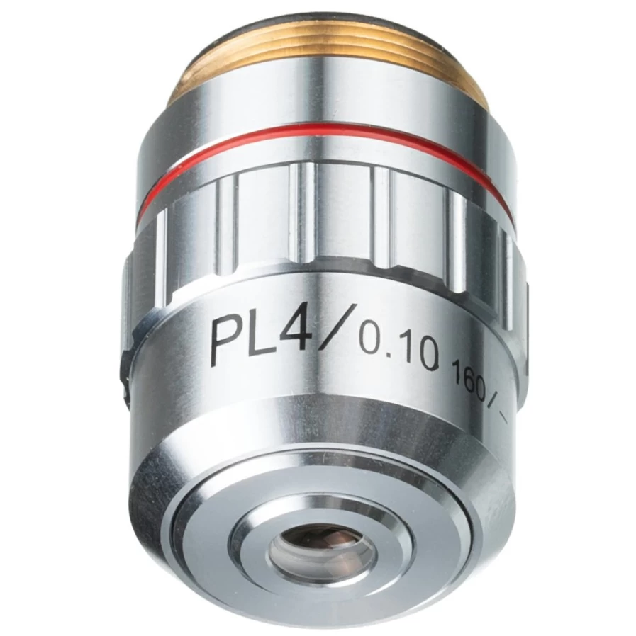 Bresser 4X Plan Achromatic Microscope Objective Lens for Precision Lab Microscopy