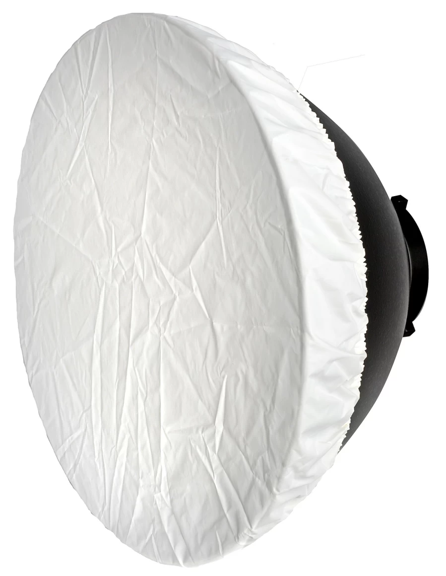 Bresser M-38 High Key Reflector with Diffuser – 35.5cm/14" for Soft Lighting | Photography Light Modifier