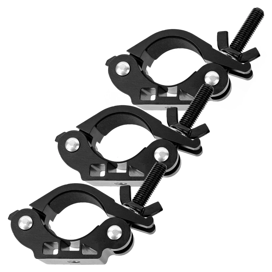 Bresser JM-01 35mm Pipe Clamp Set - 3-Piece Heavy Duty Clamping Kit for Secure Pipe Fastening