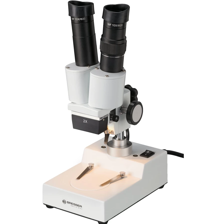 Bresser Biorit ICD 20X Stereo Microscope with High Magnification for Detailed Inspection