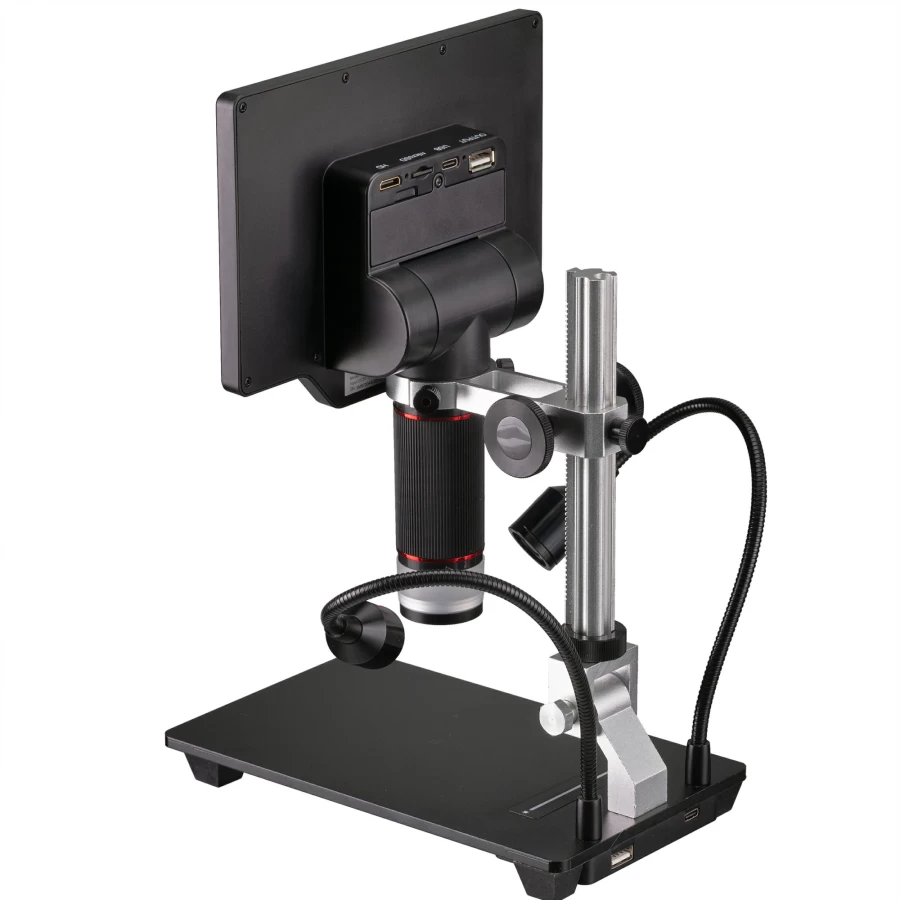 Bresser 2MP WiFi Digital Microscope with 1080P HD LCD Screen for High-Resolution Imaging