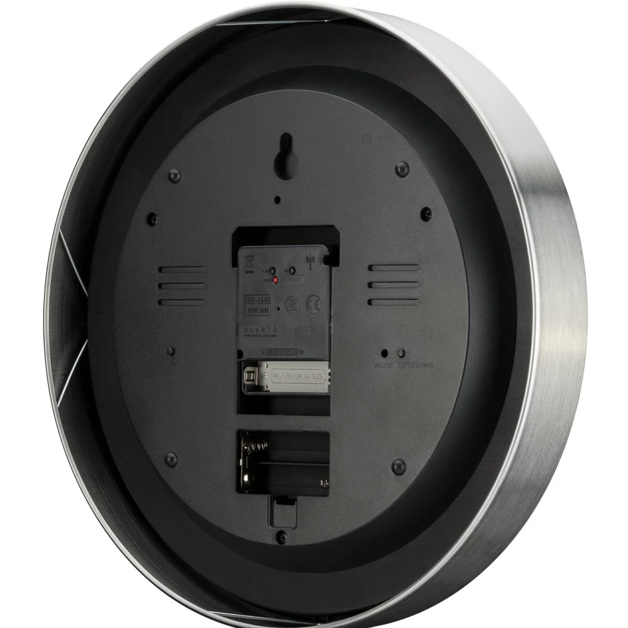 Bresser Mytime Io Nx 30 cm Radio Controlled Wall Clock with Temperature and Humidity Display