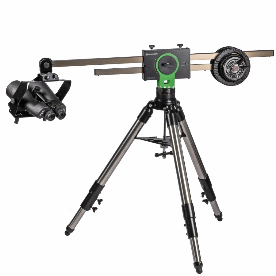 Bresser Slider Binocular Mount with Adjustable Tripod for Stable Viewing