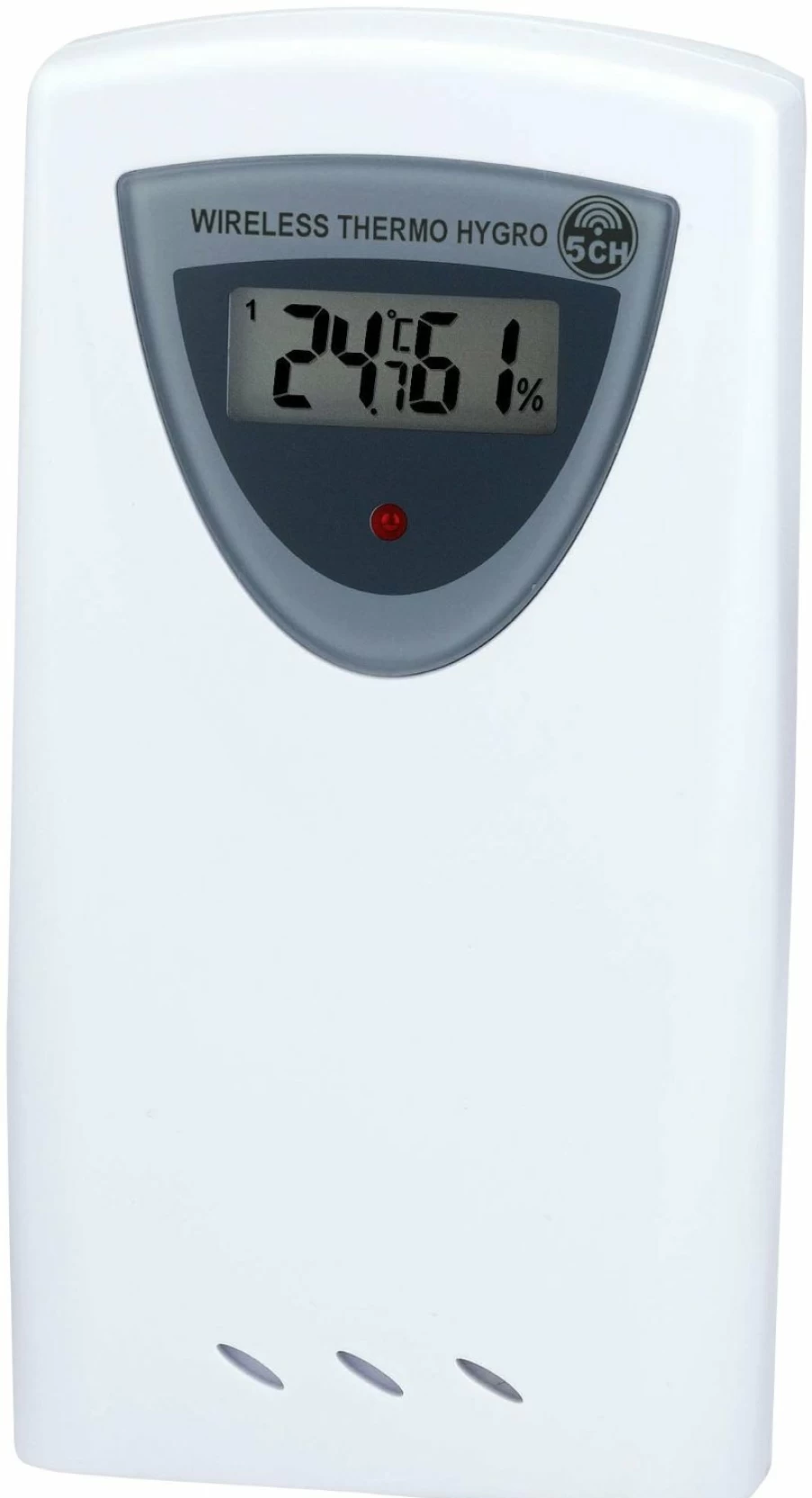 Bresser 5-Channel Thermo-Hygro Wireless RC Transmitter with Temperature and Humidity Sensor