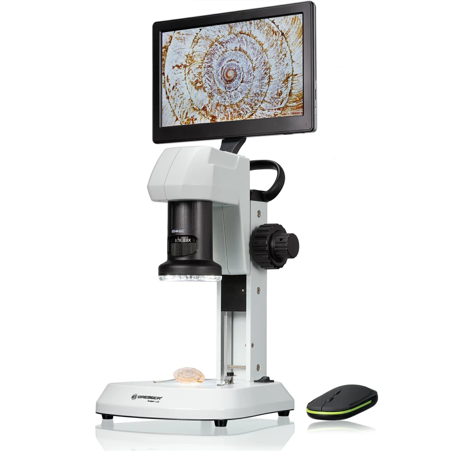 Bresser Analyth LCD Digital Microscope with High-Resolution Display for Precision Analysis