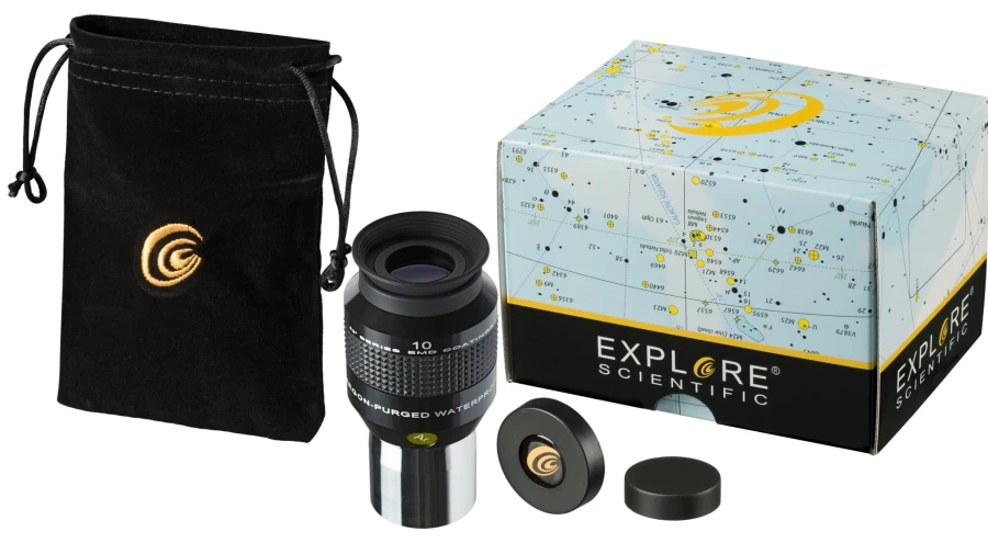 Bresser 10mm 52° Eyepiece for Telescopes - High Quality AR Coated Lens for Enhanced Viewing Experience