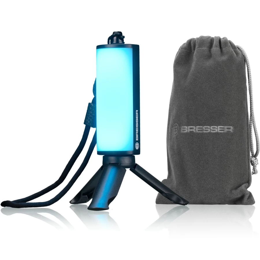 Bresser BR-6 RGB Mini LED Light Tube - Portable Color-Changing Decorative Lighting