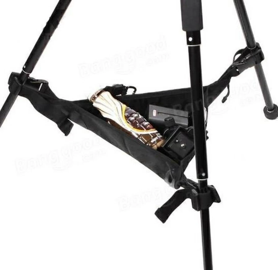 Bresser BR-TB1 Tripod Accessory Tray and Counterweight – 2-in-1 Stabilizing Kit for Camera and Telescope Tripods