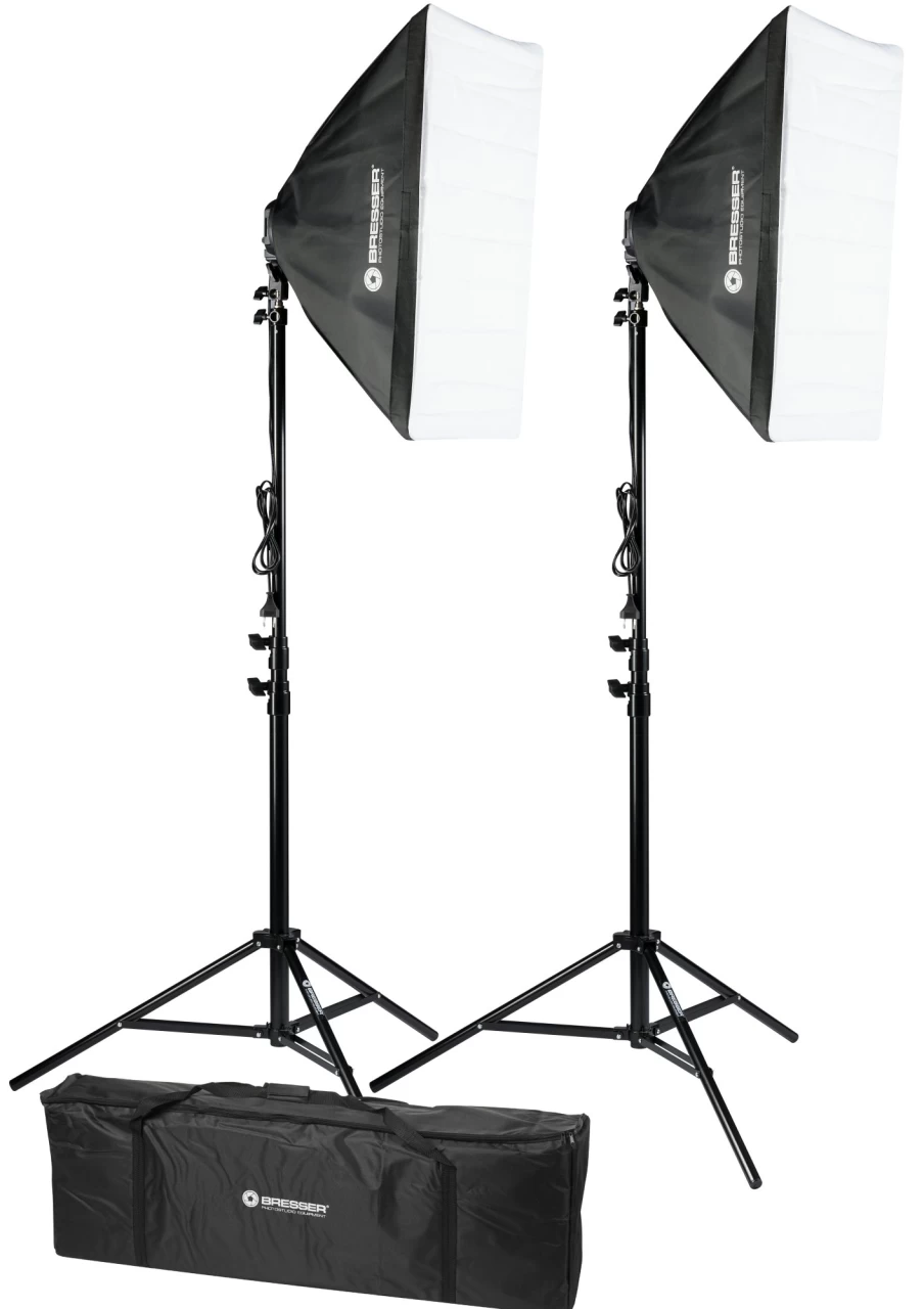 Bresser BR-2245 1800W Daylight Studio Lighting Kit for Professional Photography