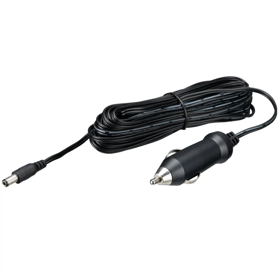 Bresser 12V Car Adapter Cable 7.5M Power Cord for Vehicle Charging and Devices