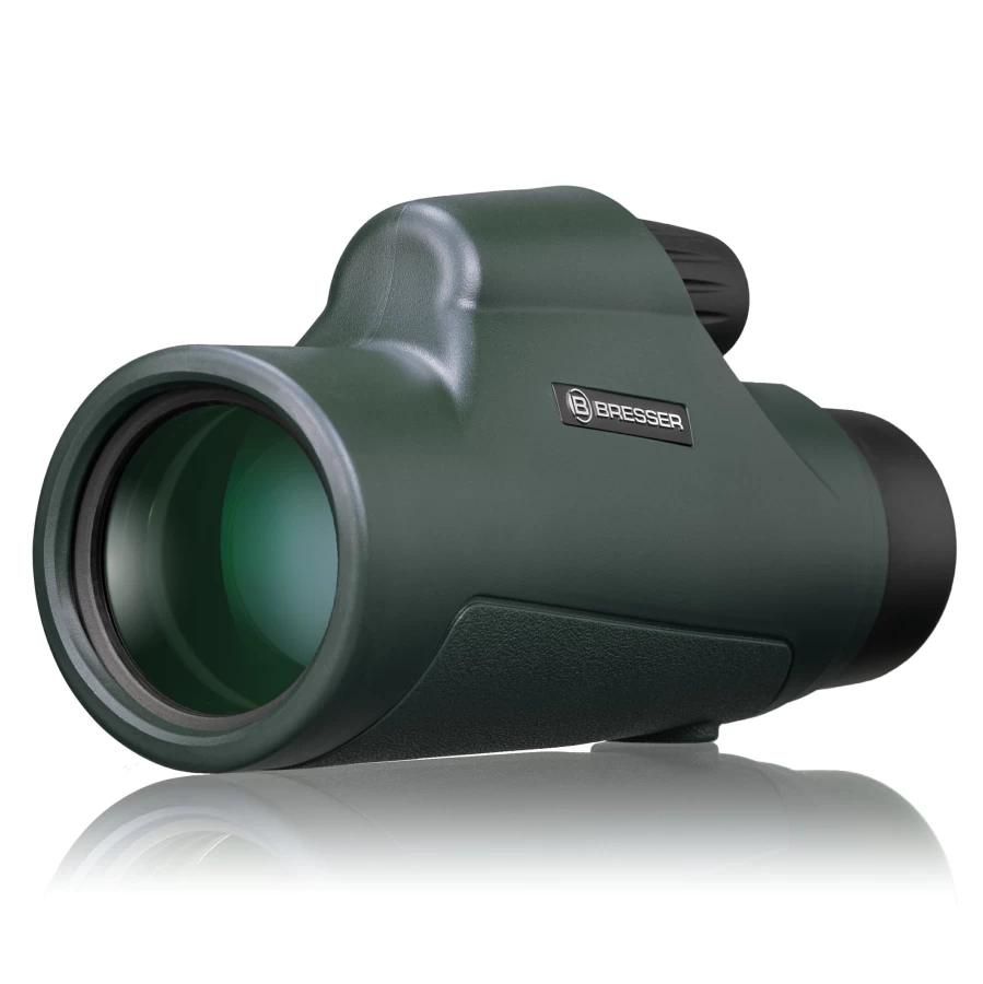 Bresser 10X42 Waterproof Roof Prism Monocular - High Power Compact Binocular Alternative for Outdoor Activities